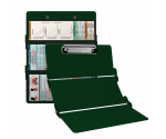 WhiteCoat Clipboard® Trifold - Green Respiratory Therapy Edition